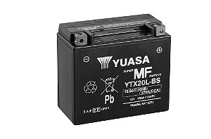 Bateria de Moto Yuasa 18Ah - Ytx20L-Bs