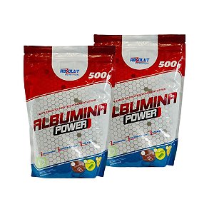 COMBO 2X ALBUMINA POWER 500GR - ABSOLUT NUTRITION