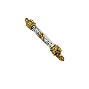 Mezuzah Dourado Com Pergaminho Sagrado