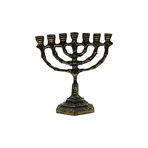 Candelabro Menorah em Metal