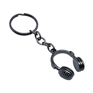 Chaveiro Fone de Ouvido em Metal para Músicos e Ministérios de Louvor