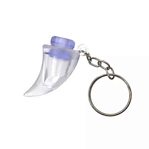 Chaveiro Shofar de Acrílico com Reservatório para Azeite e Óleo Ungido