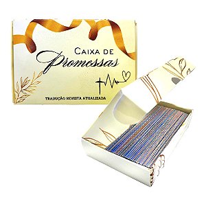 Caixinha de Promessas com 360 Versículos Bíblicos ARC – Inspiração Diária