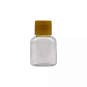 Garrafinha PET 20ml com Tampa Dourada – Frasco para Lembranças e Porta Óleo
