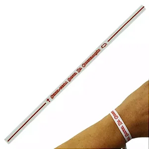 Fita Sexta-Feira Santa da Consumação – Kit com 250 Pulseira para Campanhas e Semana Santa