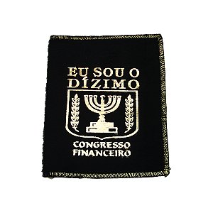 Saquitel de Veludo Eu Sou o Dízimo – Congresso Financeiro para Igrejas