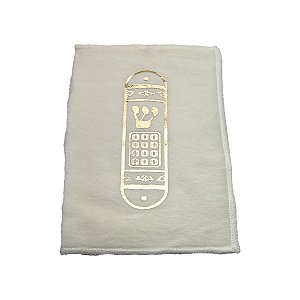 Saquitel de Veludo com Mezuzá Dourada – Porta Propósitos para Campanhas e Igrejas