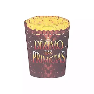 Envelope Especial Cesto "Dízimo das Primícias" para Campanhas e Igrejas