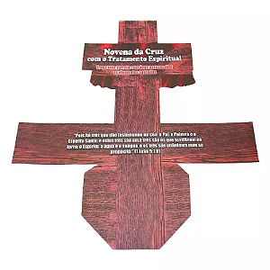 Cruz Suporte Novena do Tratamento Espiritual com Corte Especial