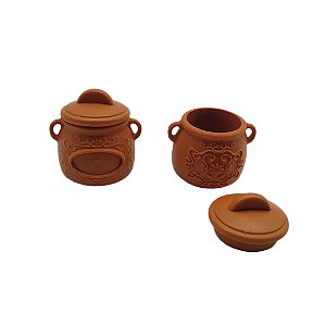 Panela de Eliseu Porta Óleo e Farinha