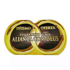 Envelope Duplo Dízimo e Oferta Aliança com Deus