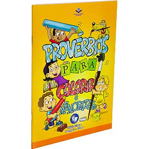 Provérbios para Colorir e Memorizar com Libras para Crianças