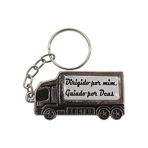 Chaveiro Caminhão de Metal para Caminhoneiros