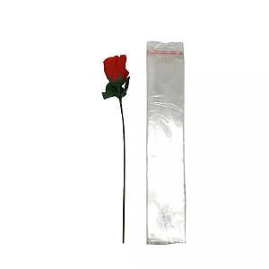 Botão Rosa Artificial