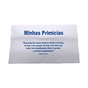Envelope Minhas Primícias - Colado