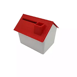 Cofrinho Eu e Minha Casa Serviremos ao Senhor – Mini Casa