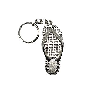 Chaveiro Chinelo Sandália em Metal
