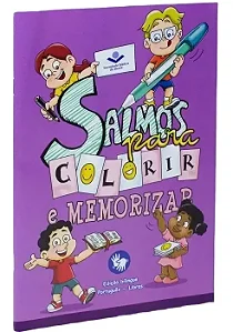 Salmos para Colorir e Memorizar – Livro Infantil com Libras