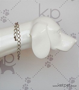 Colar Elo Fino Prata Woof
