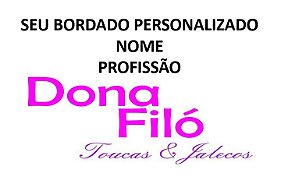 Bordado com Nome e Profissão