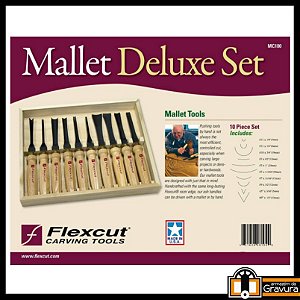 Jogo de 10 peças Deluxe cabo longo FlexCut (MC100)