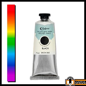 Tinta Caligo para Gravura em Relevo (Xilogravura, Linóleo, Borracha, etc) 75 ml