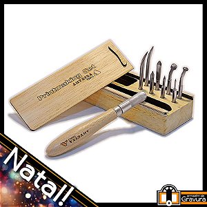 Jogo de 8 pontas para Calcogravura (gravura em metal) Arteína