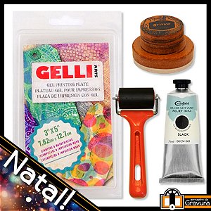 Combo para Monotipia com Gelli Arts