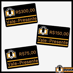 Vale-Presente do Armazém da Gravura