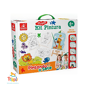 Super Kit Pintura - Unicórnio - Pikoli Brinquedos Educativos