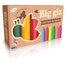 Giz De Cera - Big Giz - 6 Cores