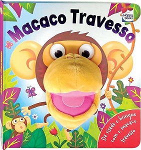 Livro - Diversão Com Fantoches - Macaco Travesso