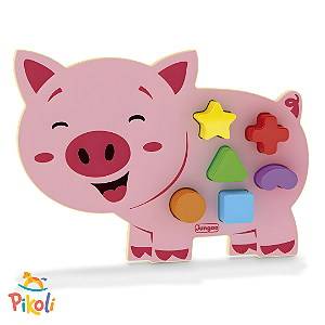 Animais Didáticos - Porquinho - Encaixe