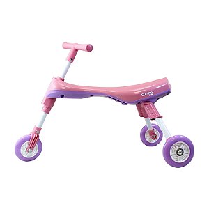 Triciclo - Dobrável  - Rosa