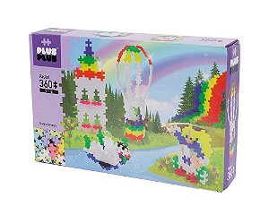 Plus-Plus Pastel Rainbow Hot Air Balloon / 360 peças