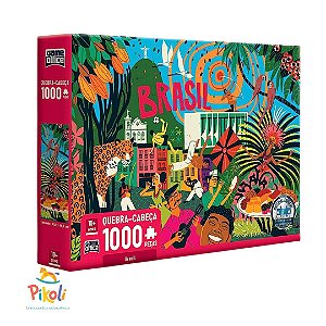 Quebra Cabeça - Brasil 1000 Peças - Toyster