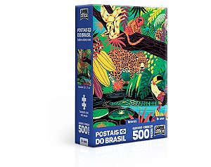 Quebra Cabeça - Postais Brasil Natureza 500 Peças - Toyster