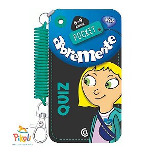 Livro - Abremente Pocket - Quiz - 6 a 9 Anos - Pikoli Brinquedos