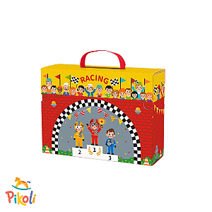 Caixa Divertida - Corrida - Madeira - Tooky Toy