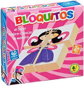 Quebra Cabeças - Bloquitos Princesas