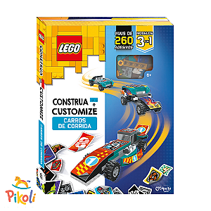Livro - Lego - Construa E Customize - Carros De Corrida