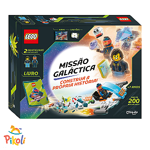Livro - Lego Missão Galactica, Construa A Propria História