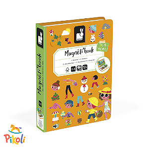 Livro Magnético - 4 Estações - Janod