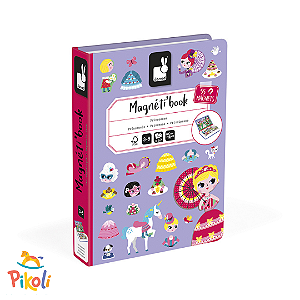 Livro Magnético - Princesas - Janod