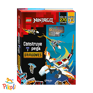 Livro - Lego - Ninjago - Construa E Customize- Dragões