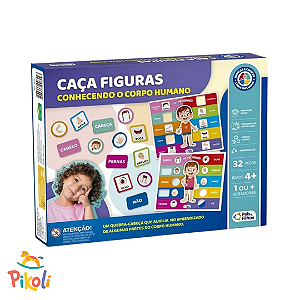 Jogo - Caça Figuras - Corpo Humano