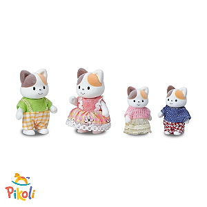 Casinha Feliz - Família Gato