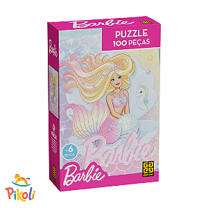 Quebra Cabeça - Barbie - 100 Peças