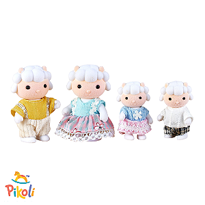 Casinha Feliz - Família Ovelha