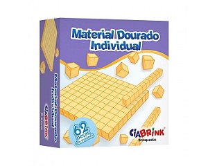 Material Dourado 62 pçs - madeira - ciabrink